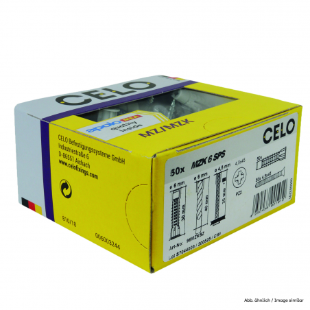 Universalplugg MZK 6 med skruv