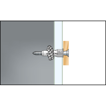 Universalplugg MZK 6 med skruv