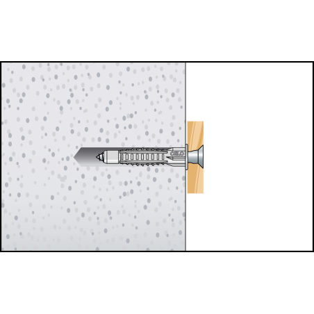 Universalplugg MZK 6 med skruv