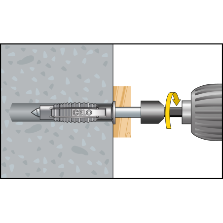 Plugg FX 10 med skruv