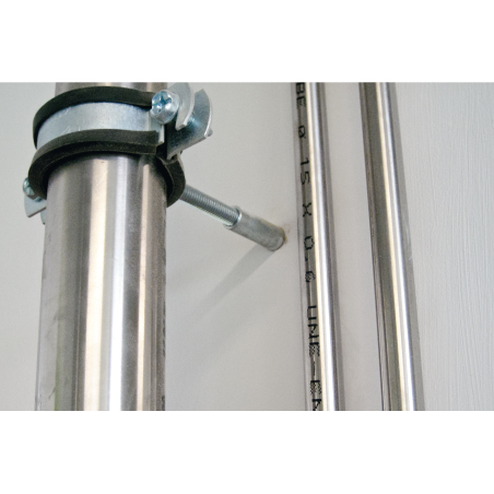 EPDM-gummiinfodrad rörklämma M8+M10 RI 60