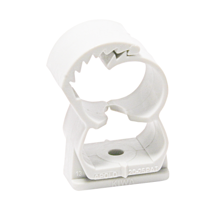 Produktbild plastklämma Abranyl ABT vit